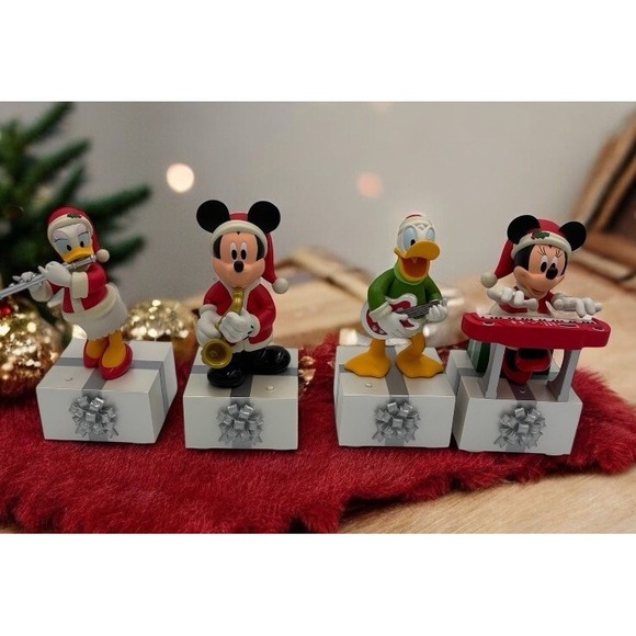 Hallmark Wireless Disney Band Set (4) 2013 WORKS READ Mickey Donald Minnie Daisy - Picture 1 of 15